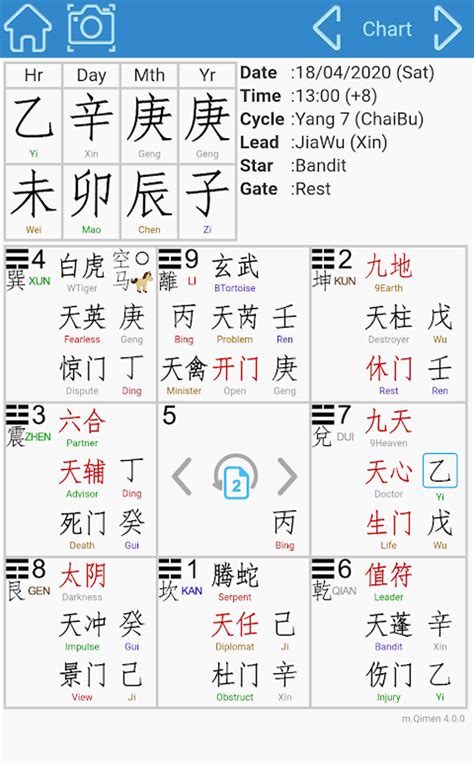 免費 奇門 遁甲排盤 軟體|u200e在 App Store 上的「mQimen奇門排盤」